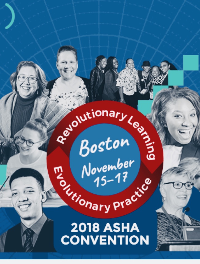 ASHA Convention in Boston 2018 Boston Speechies at Northeastern